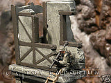 "RETIRED" Pro Built - Hand painted & Weathered Verlinden 1:35 WWII Custom Gothic Village  Ruin